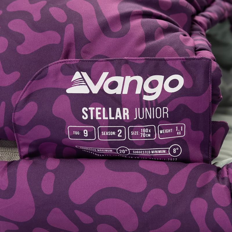 Vango Stellar Junior byzantium children's sleeping bag 8