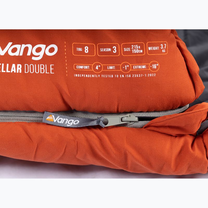 Vango Stellar Double harissa sleeping bag 8