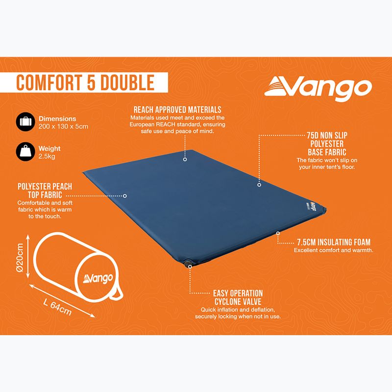 Vango Comfort 5 Double neptune self-inflating mat 8