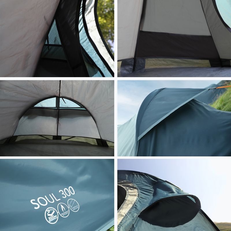 Vango Soul 300 deep blue 3-person trekking tent 18