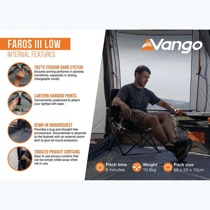 Camper vestibule Vango Faros II Low smoke 12