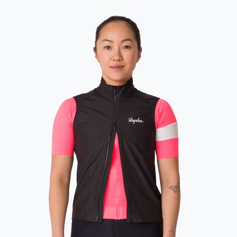 Women's cycling vest Rapha Core Gilet black/white