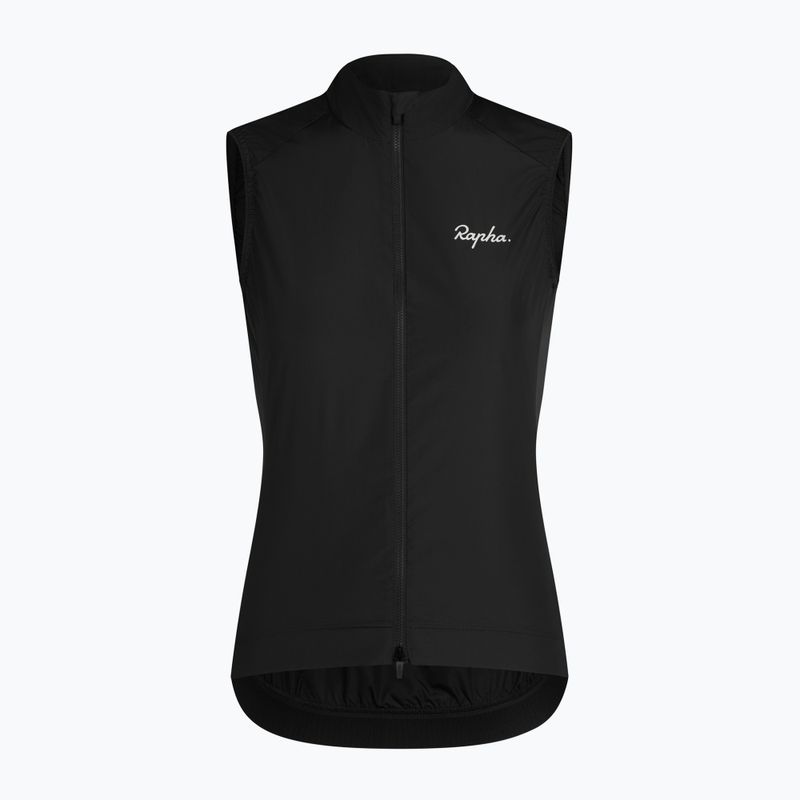 Women's cycling vest Rapha Core Gilet black/white 3
