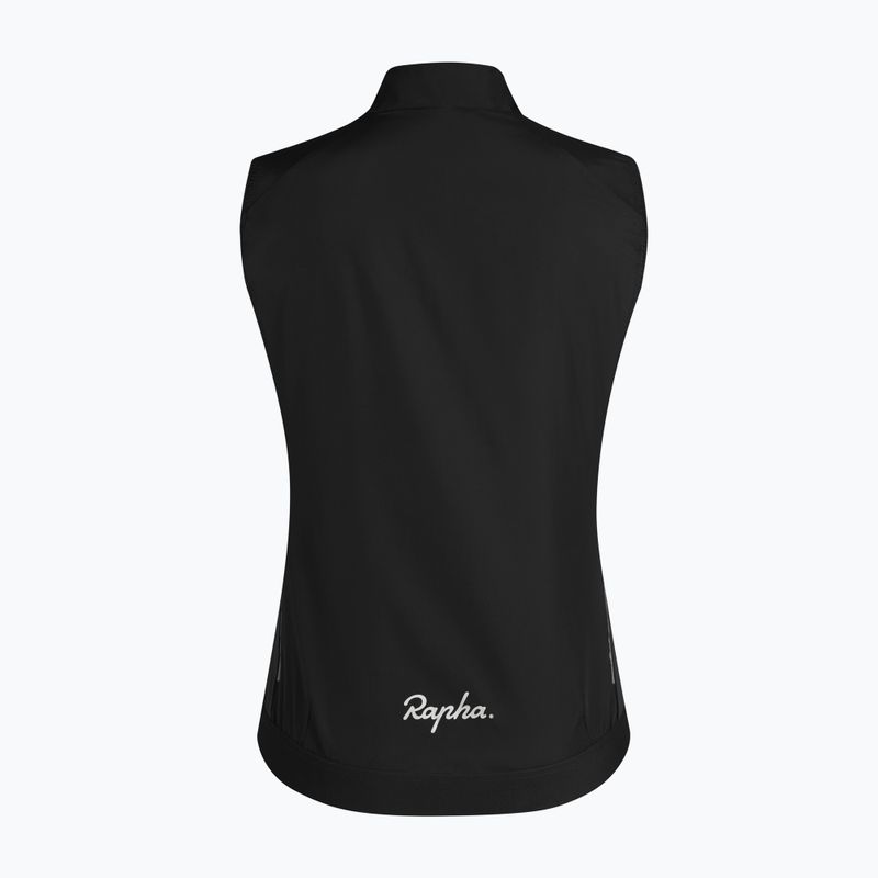 Women's cycling vest Rapha Core Gilet black/white 4