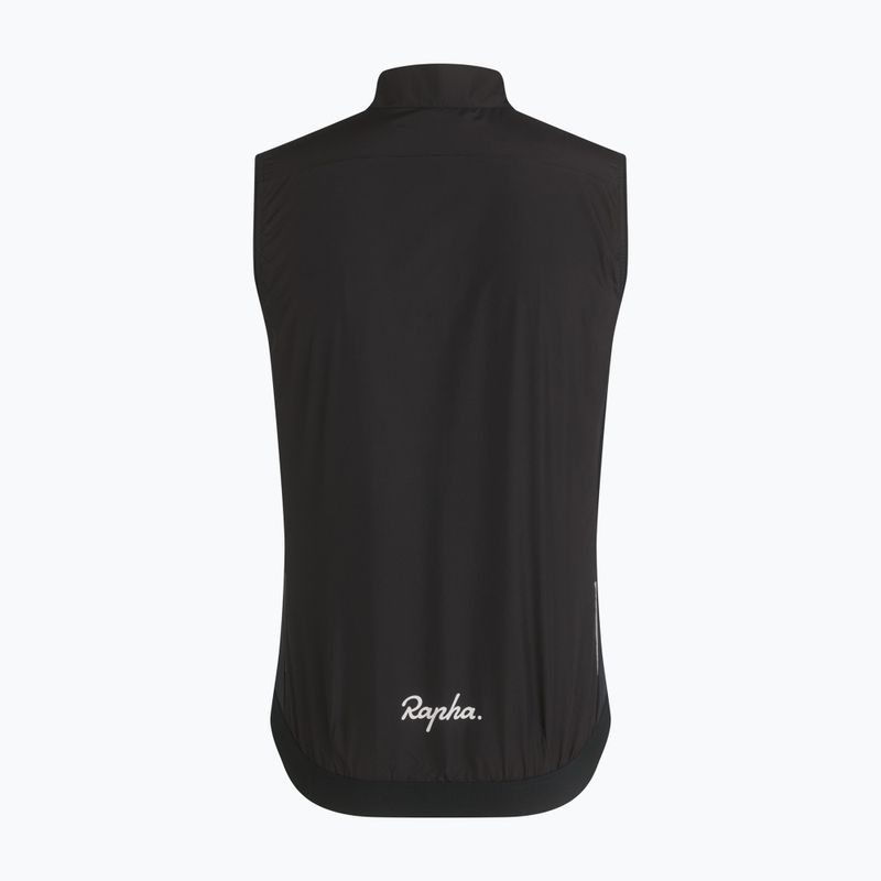 Men's cycling vest Rapha Core Gilet black/white 6