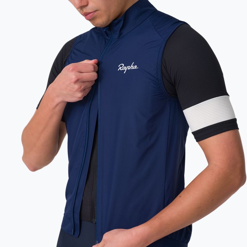 Men's cycling vest Rapha Core Gilet Navy/White 3