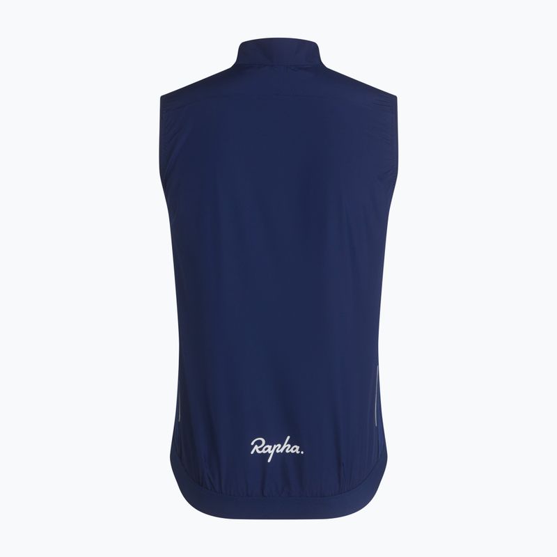 Men's cycling vest Rapha Core Gilet Navy/White 6