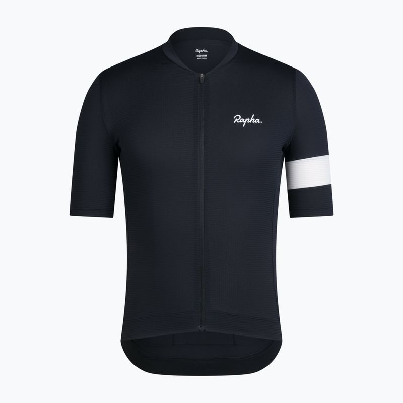 Men's cycling shirt Rapha Core Lightweight Jersey black/white 5