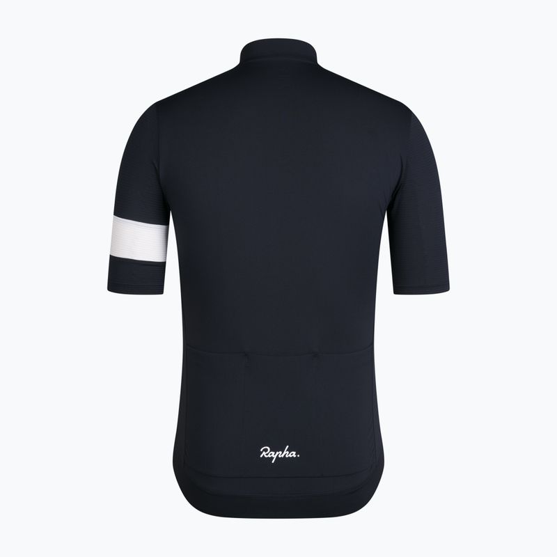 Men's cycling shirt Rapha Core Lightweight Jersey black/white 6