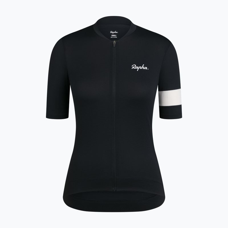 Women's cycling shirt Rapha Core Lightweight Jersey black/white 5