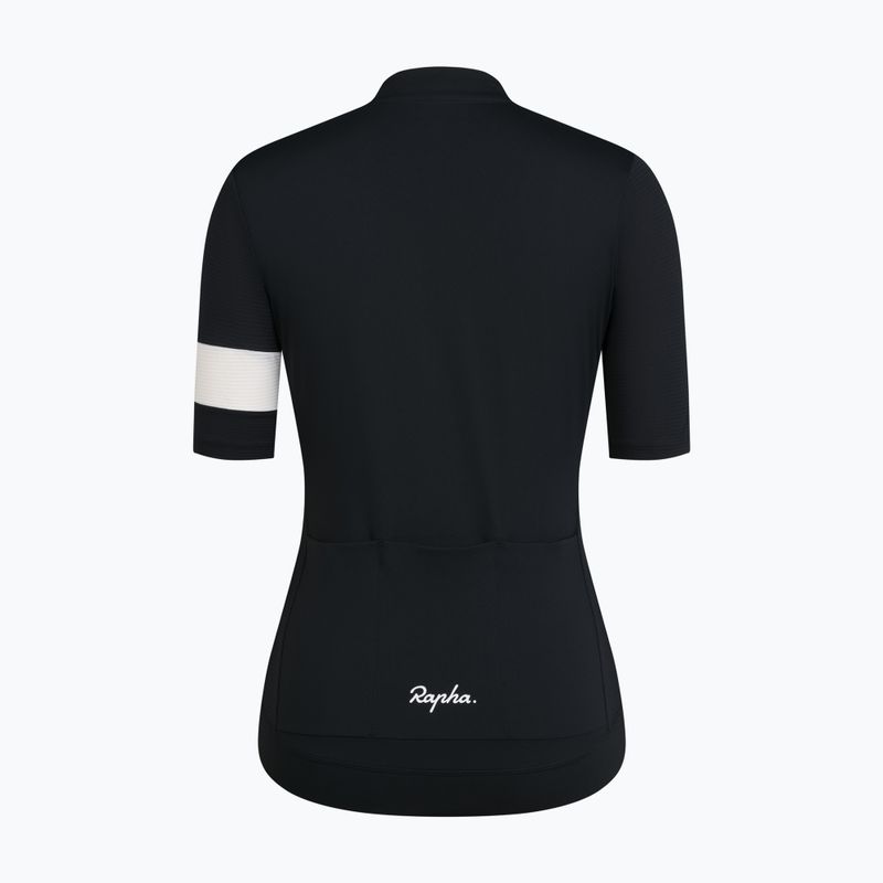 Women's cycling shirt Rapha Core Lightweight Jersey black/white 6