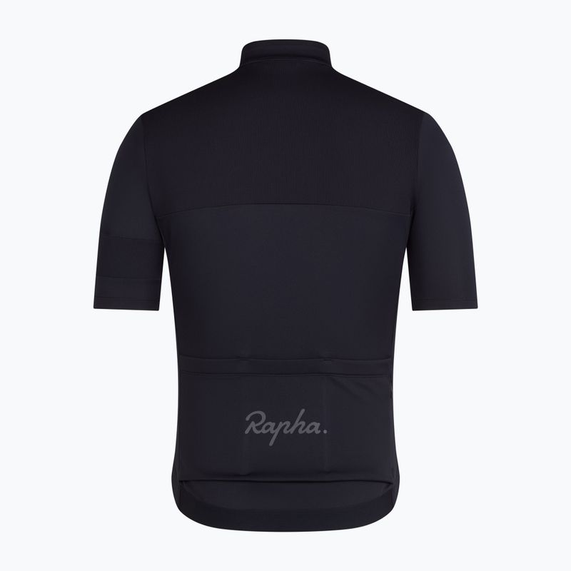 Men's cycling shirt Rapha Brevet Element Jersey black/dark grey 6