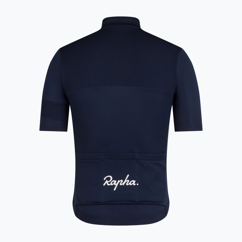 Men's cycling shirt Rapha Brevet Element Jersey dark navy/white 6