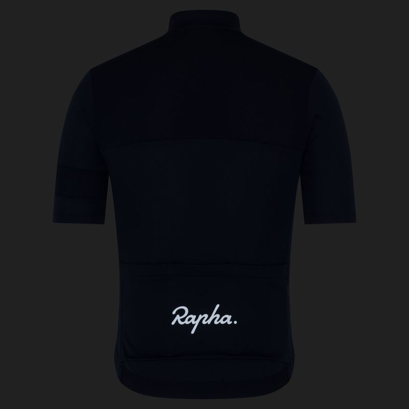 Men's cycling shirt Rapha Brevet Element Jersey dark navy/white 8
