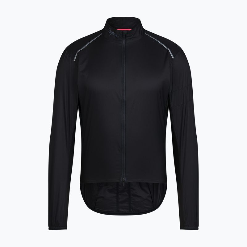 Men's cycling jacket Rapha Brevet Element Wind Jacket black/grey 5