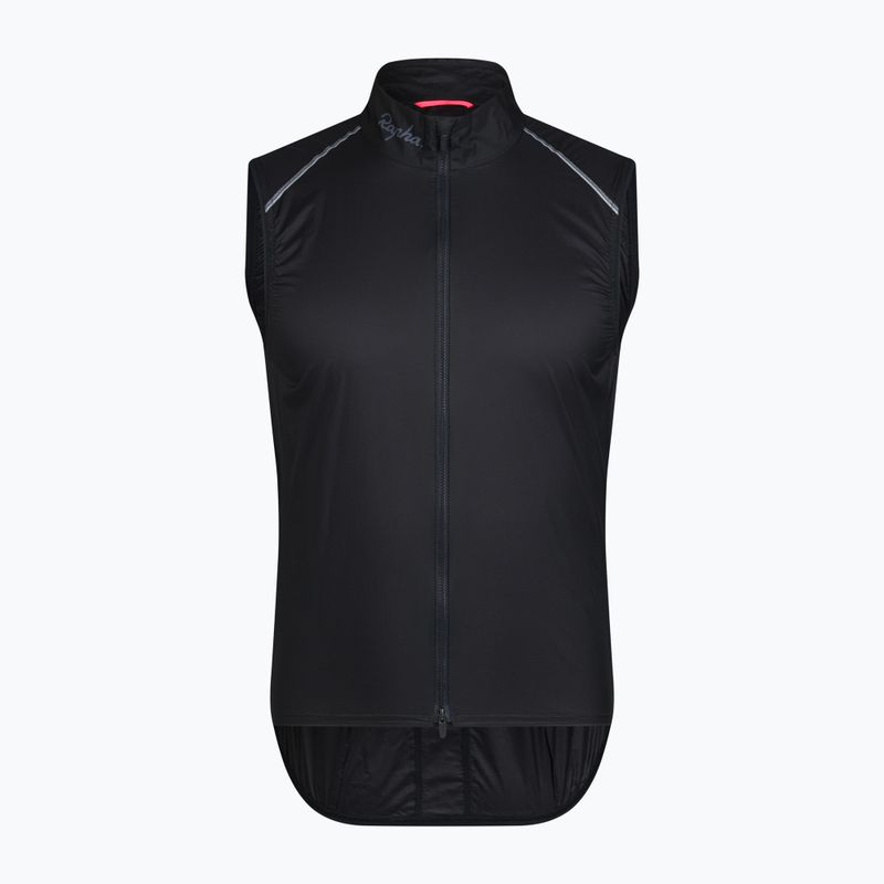 Men's cycling vest Rapha Brevet Element Wind Gilet black/grey 5