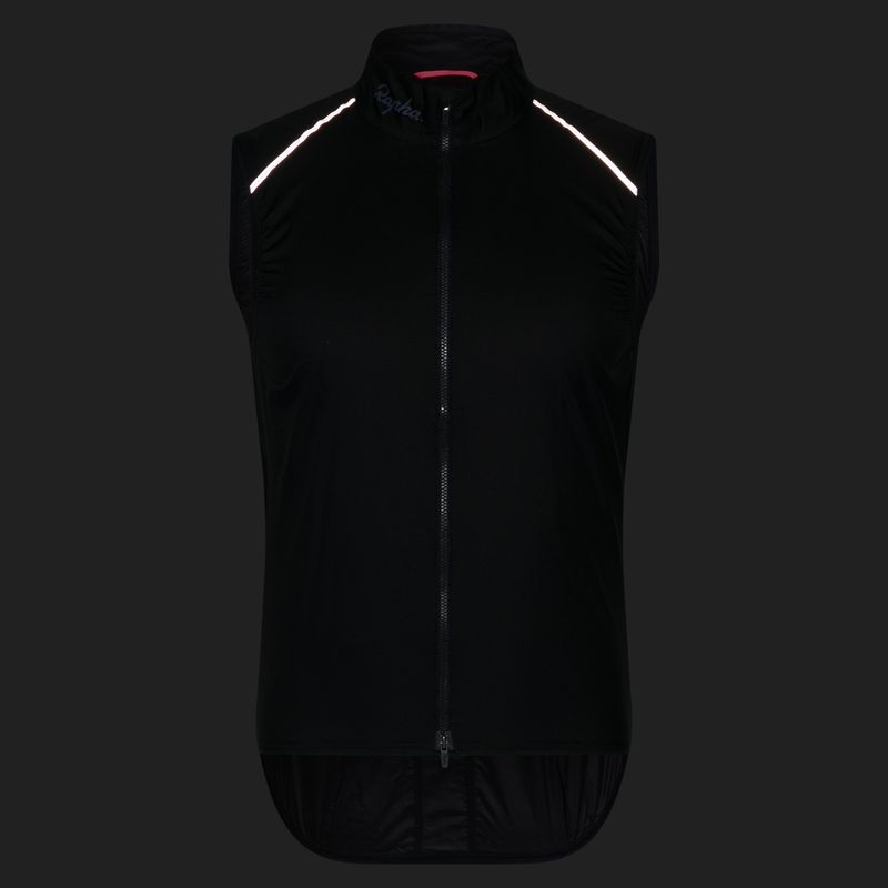 Men's cycling vest Rapha Brevet Element Wind Gilet black/grey 7