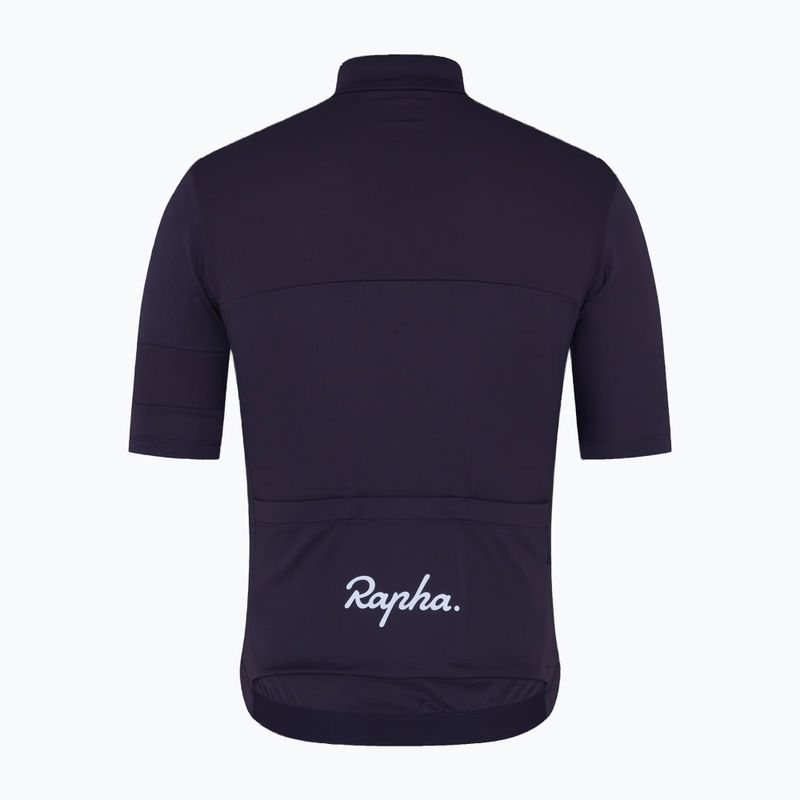 Men's cycling shirt Rapha Brevet Element Jersey dusted lilac/black 2