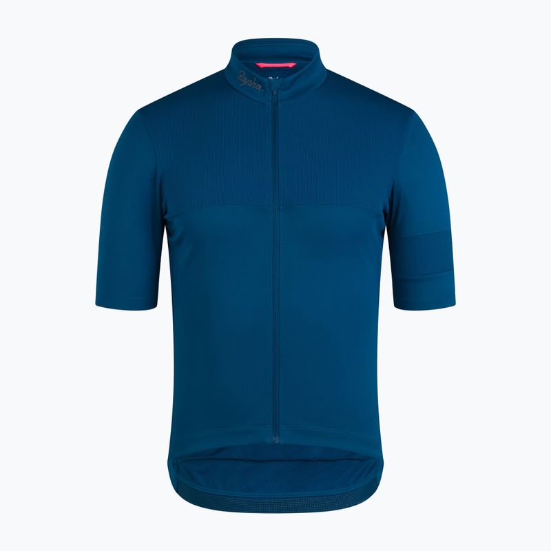 Men's cycling shirt Rapha Brevet Element Jersey jewelled blue/navy