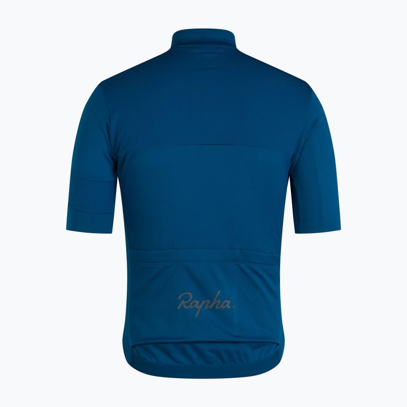 Men's cycling shirt Rapha Brevet Element Jersey jewelled blue/navy 2