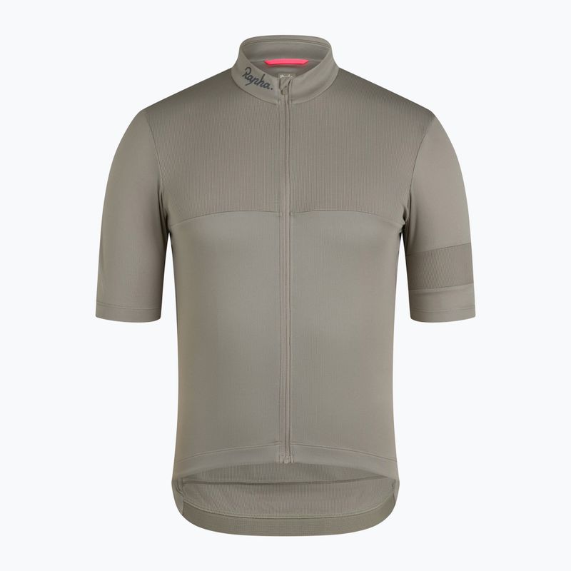 Men's cycling shirt Rapha Brevet Element Jersey khaki/black 3