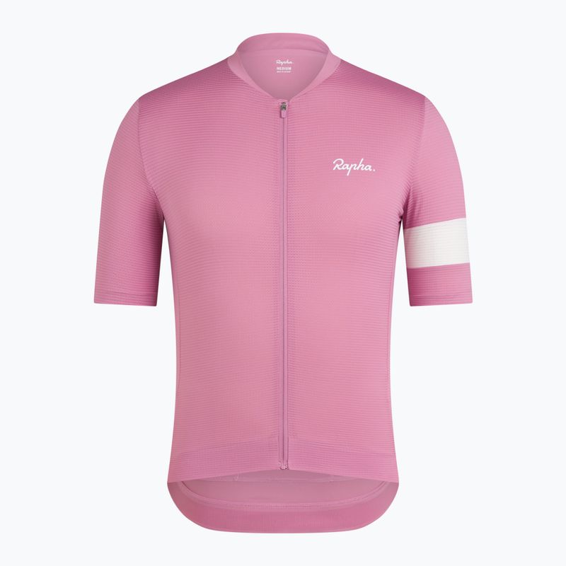 Men's cycling shirt Rapha Core Lightweight Jersey dusty mauve/white 5
