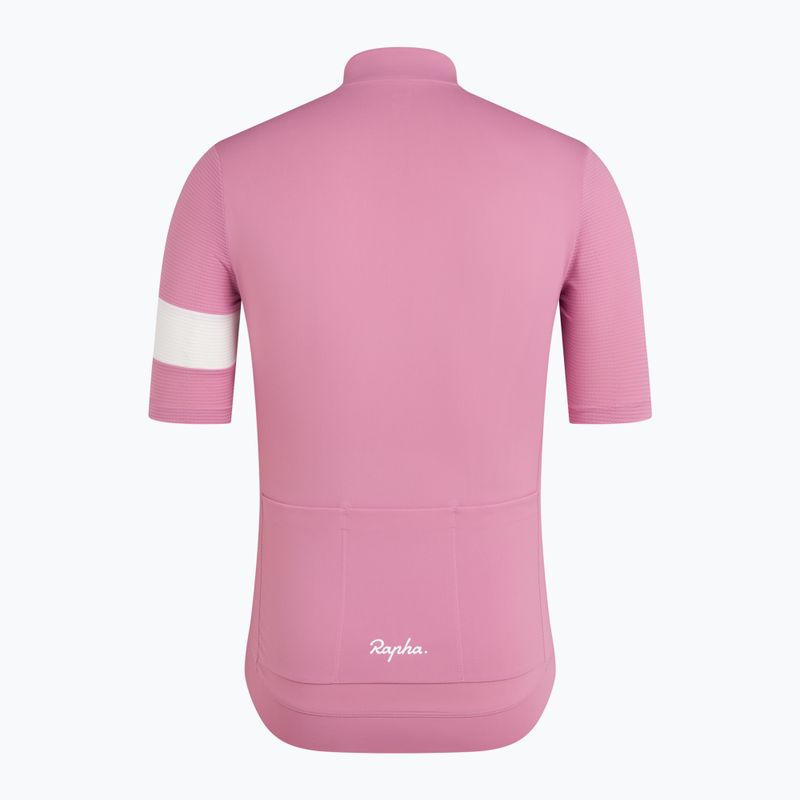Men's cycling shirt Rapha Core Lightweight Jersey dusty mauve/white 6