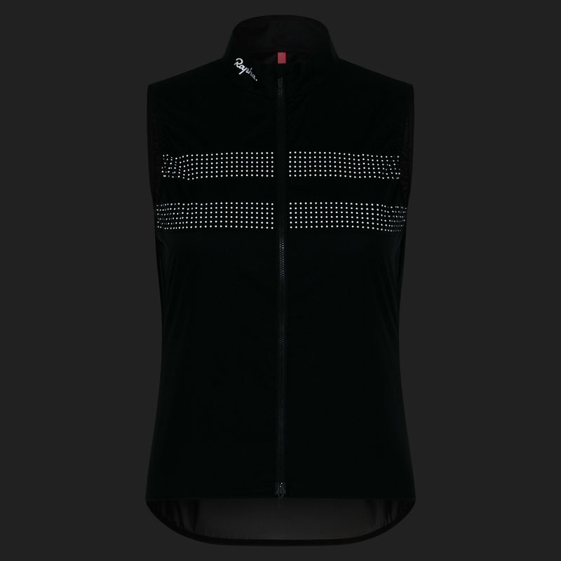 Women's cycling vest Rapha Brevet Gilet III black/silver 3