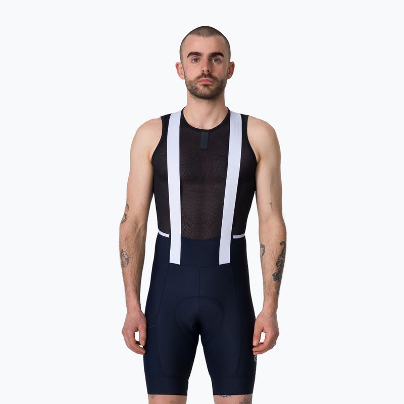 Men's cycling shorts Rapha Brevet Element Cargo Bib Shorts dark navy/white