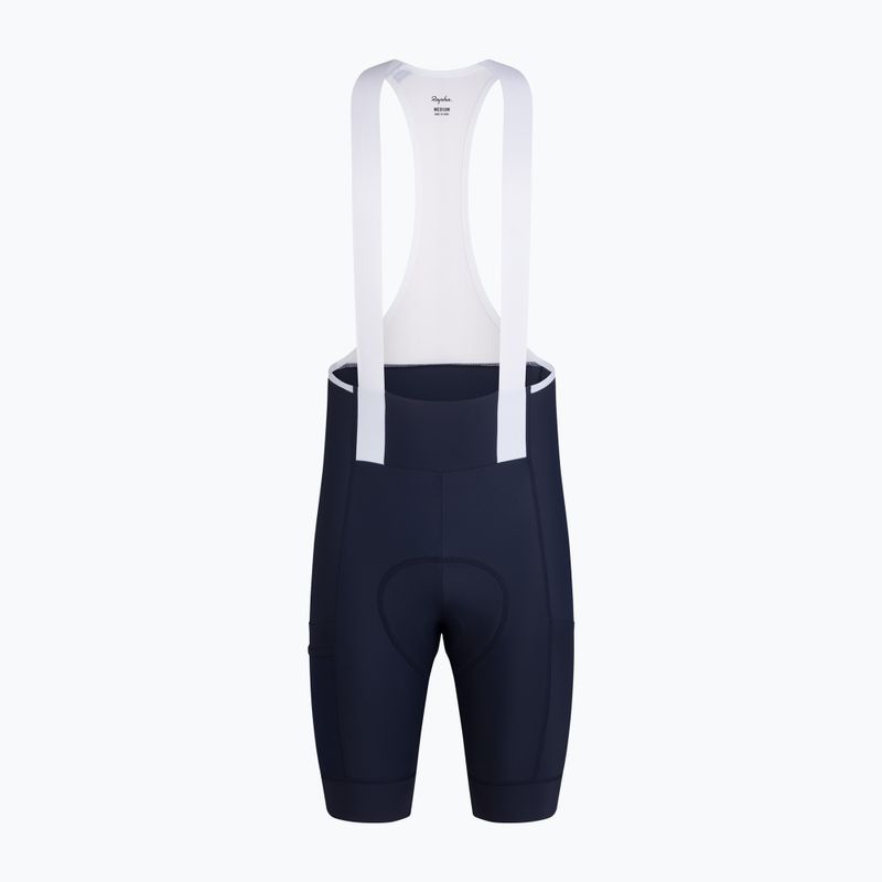 Men's cycling shorts Rapha Brevet Element Cargo Bib Shorts dark navy/white 5