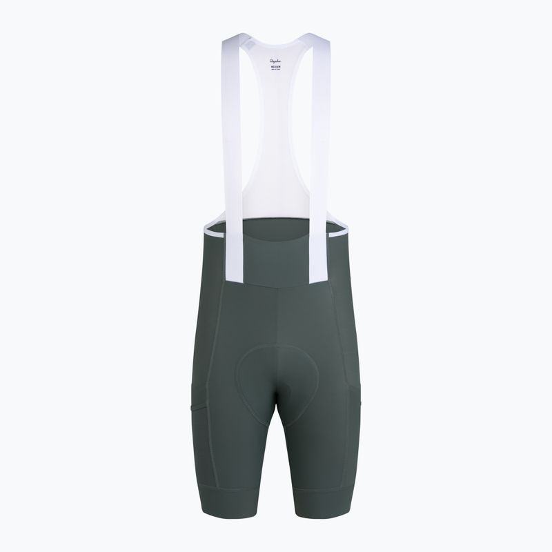 Men's cycling shorts Rapha Brevet Element Cargo Bib Shorts onyx/white 5