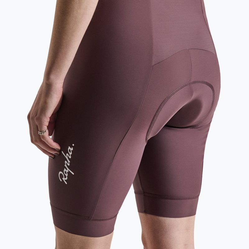 Women's cycling shorts Rapha Core Bib Shorts huckleberry/white 4