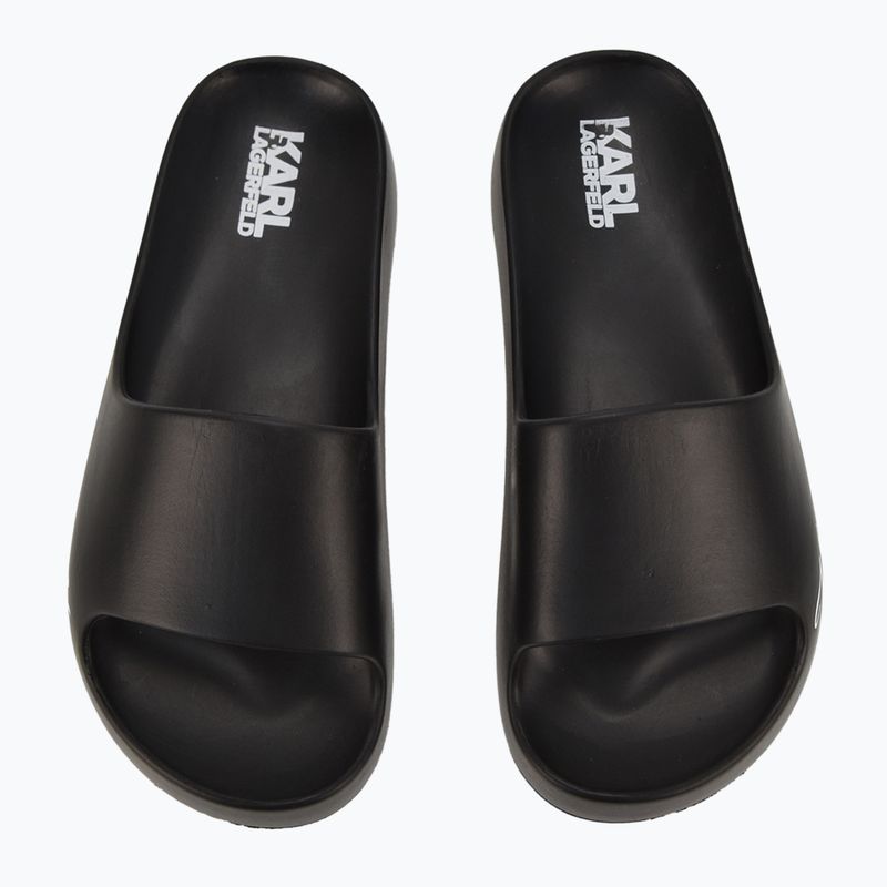 Women's flip-flops KARL LAGERFELD Kobo II Hotel Logo black eco eva 4