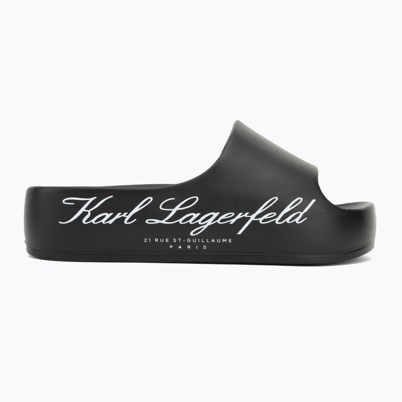 Women's flip-flops KARL LAGERFELD Kobo II Hotel Logo black eco eva 2