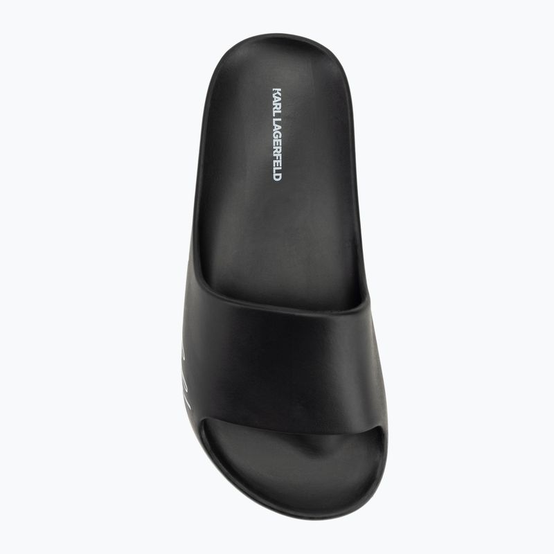 Women's flip-flops KARL LAGERFELD Kobo II Hotel Logo black eco eva 5