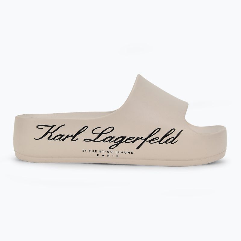 Women's flip-flops KARL LAGERFELD Kobo II Hotel Logo off white eco eva