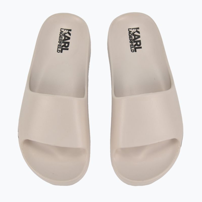 Women's flip-flops KARL LAGERFELD Kobo II Hotel Logo off white eco eva 4