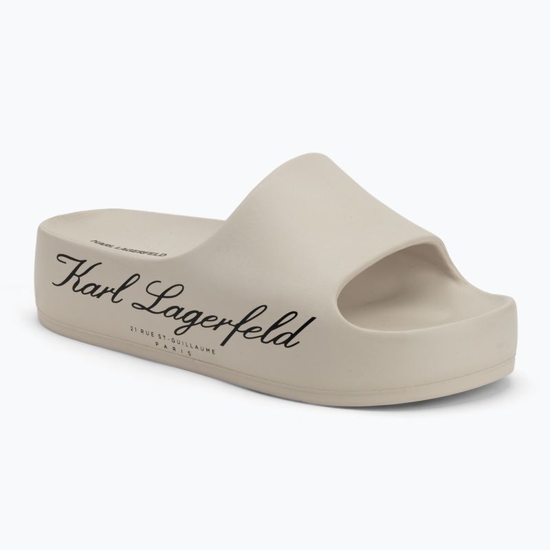 Women's flip-flops KARL LAGERFELD Kobo II Hotel Logo off white eco eva