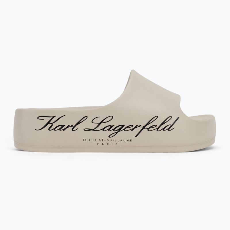 Women's flip-flops KARL LAGERFELD Kobo II Hotel Logo off white eco eva 2
