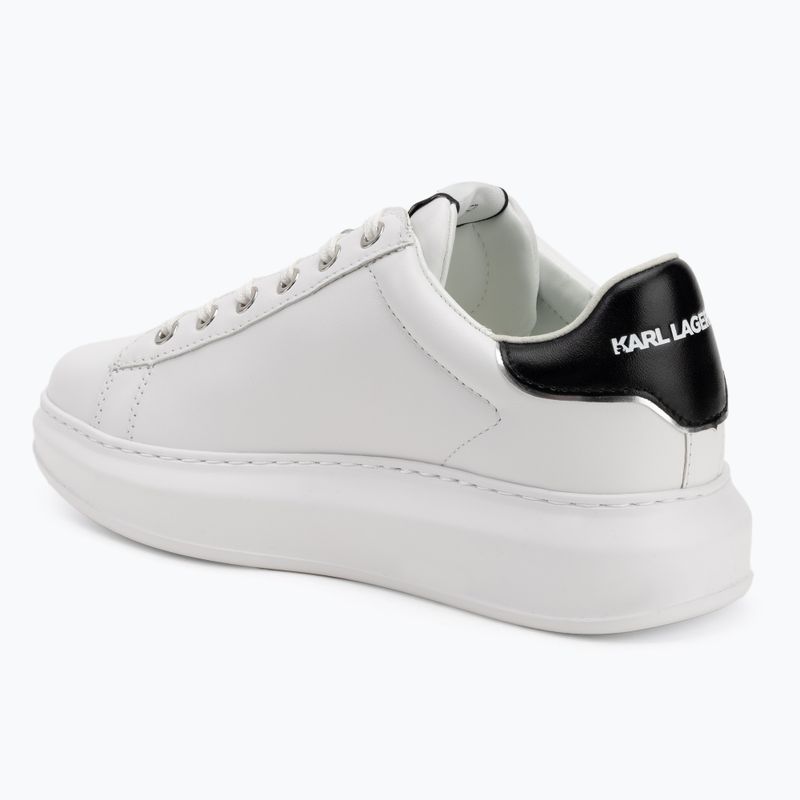 Women's shoes KARL LAGERFELD Kapri Nft Lo Lace white leather 3