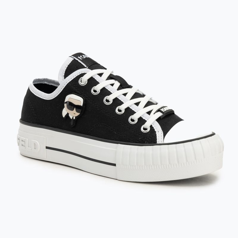 KARL LAGERFELD Kampus Max Nft black canvas women's shoes