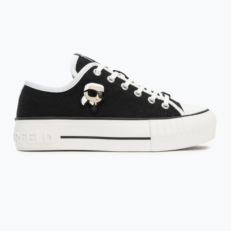 KARL LAGERFELD Kampus Max Nft black canvas women's shoes 2