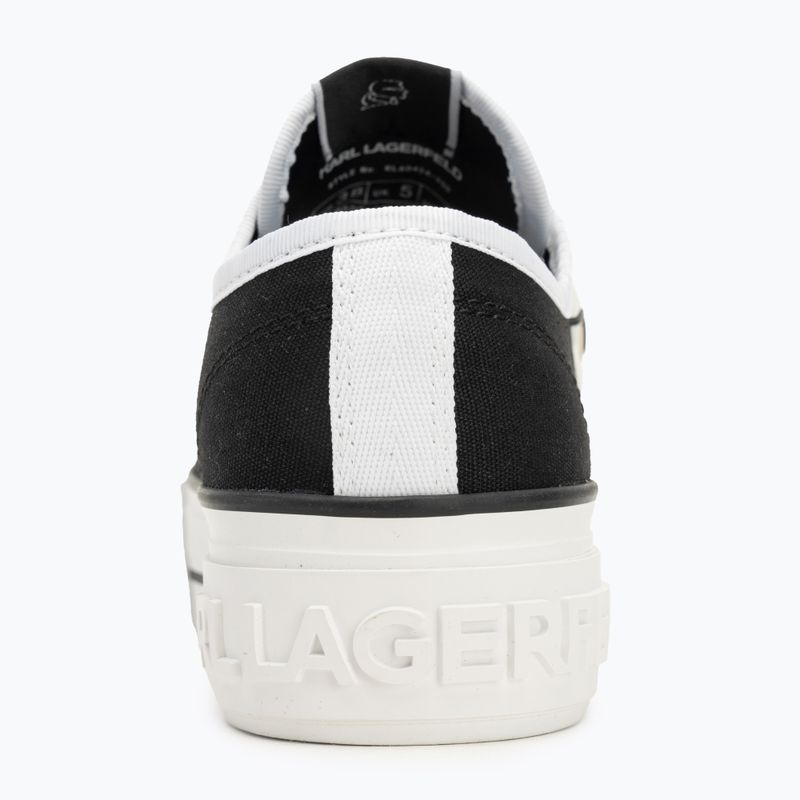 KARL LAGERFELD Kampus Max Nft black canvas women's shoes 6