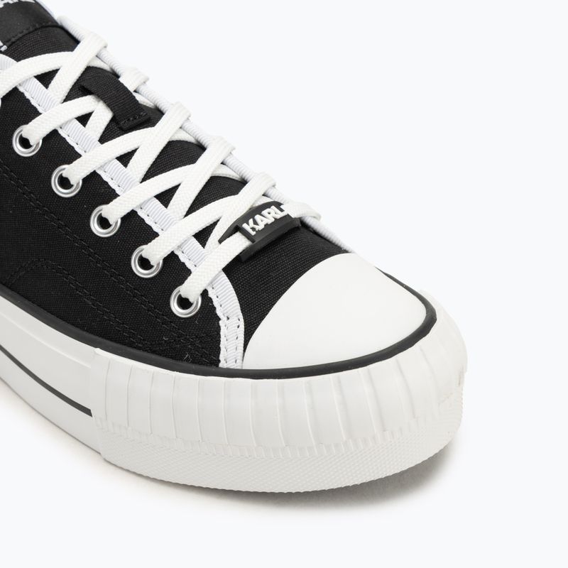 KARL LAGERFELD Kampus Max Nft black canvas women's shoes 7