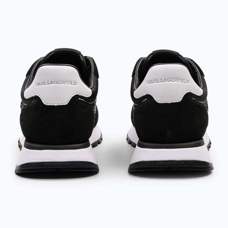 KARL LAGERFELD women's shoes Kairo Kl Sidetrim black leather/textille 3