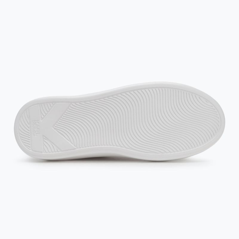 Women's shoes KARL LAGERFELD Kapri Signia Shine white leather/mono 4
