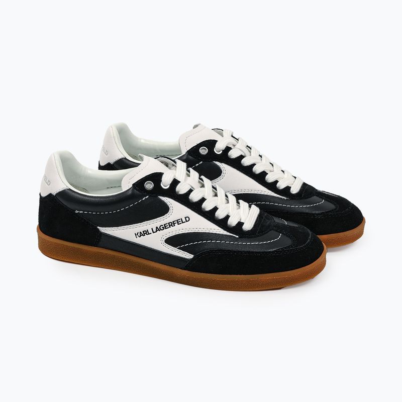 KARL LAGERFELD women's shoes Kandidate black leather/suede/white 2