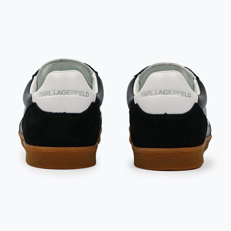 KARL LAGERFELD women's shoes Kandidate black leather/suede/white 3