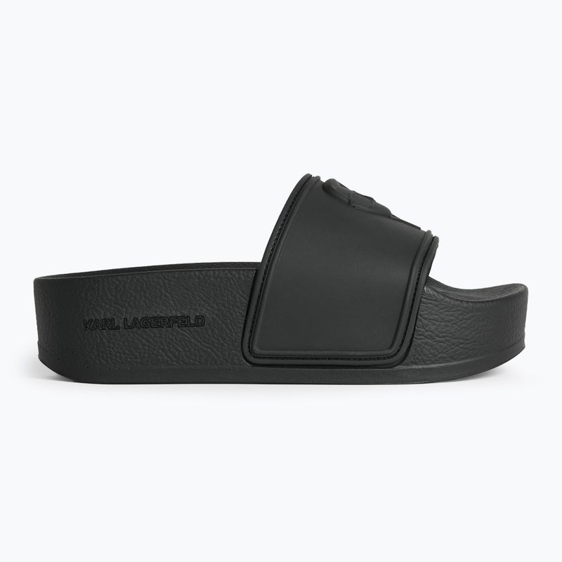 Women's flip-flops KARL LAGERFELD Kondo Maxi Nft Relief black rubber