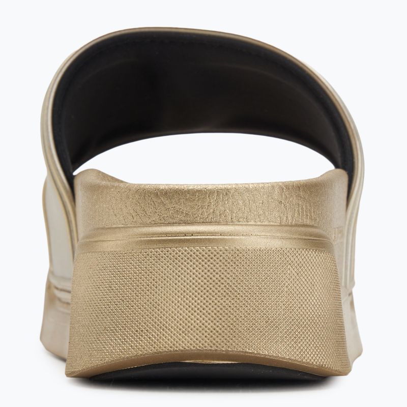 KARL LAGERFELD women's flip-flops Condominium Nft Relief gold rubber 6